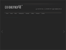 Tablet Screenshot of djbenefit.com